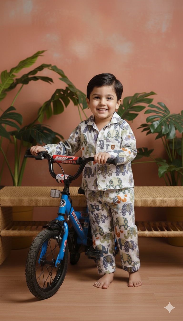 Boq & Tie Pajama Set hover view