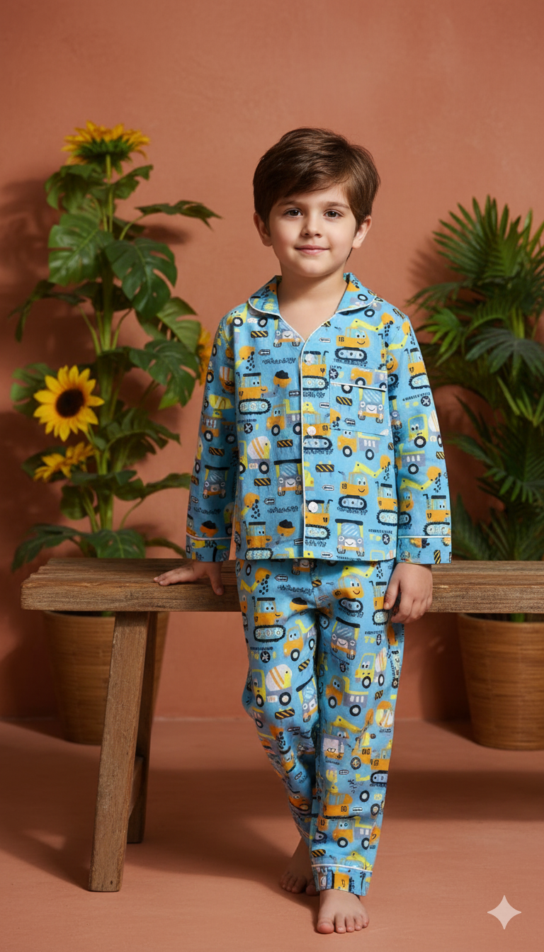 Boq & Tie Pajama Set hover view